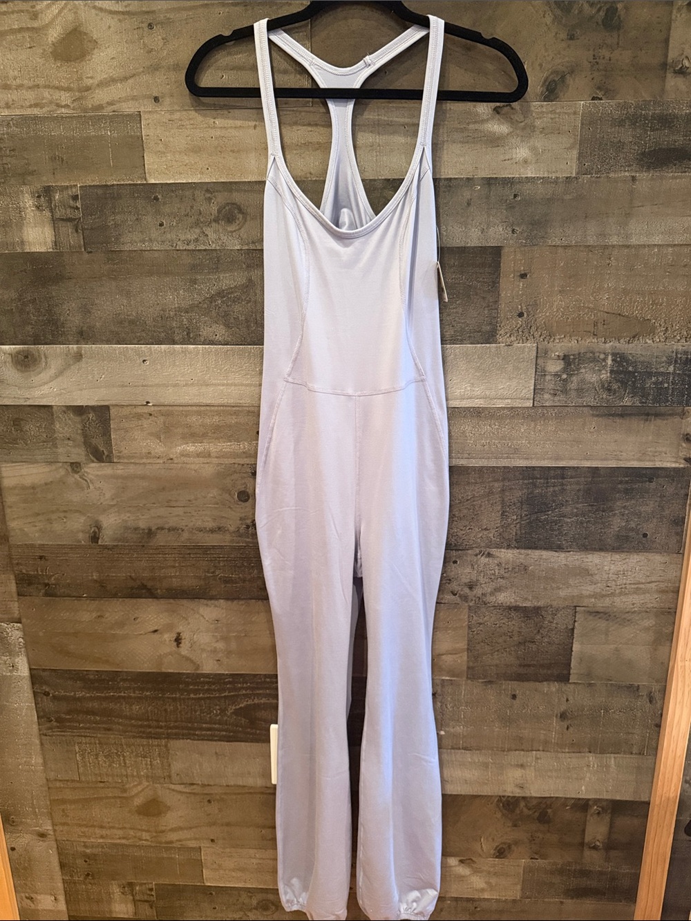 FP Movement by Free People Light Gray Racerback Jumpsuit